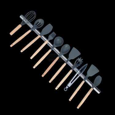 11 Pcs Silicone Spoon Spatula Cooking Set (11 SSC)