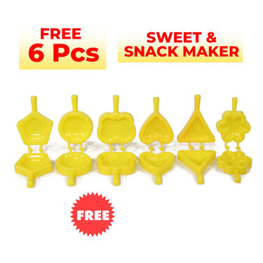 15 Pcs Snack Maker + Free 6 Pcs Sweet & Snack Maker (15SM5)