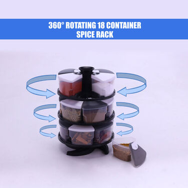 360 Rotating 18 Container Spice Rack (18CSR1)