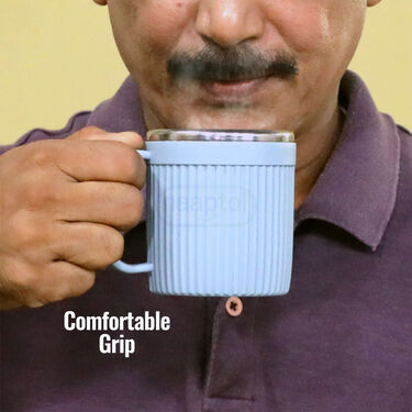 4 Pcs Double Wall Cup With lid (4CL2)