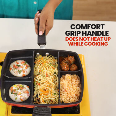 5 Cavity Non Stick Cooking Pan - Cook 5 Dishes at One Time (1NSCP1)