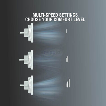 Rechargeable Portable Mini Desk Fan With in built led Light (EF14)