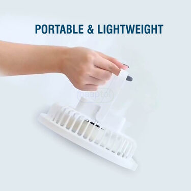 Rechargeable Portable Mini Desk Fan With in built led Light (EF14)