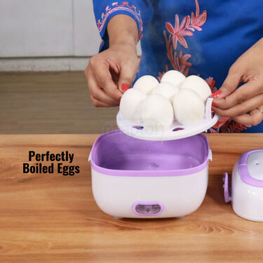 3 In 1 Perfect Rice Cooker + Egg Boiler + Food Warmer (EFM8)