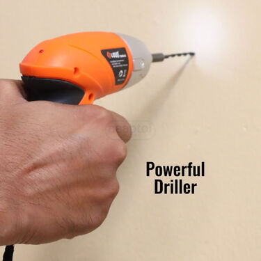 45 Pcs Rechargeable Powerful Cordless Drill Machine With Screwdriver (ET1)