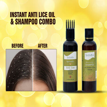 Instant Anti Lice Hair Oil & Shampoo Combo