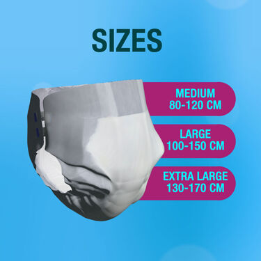 12 Hrs StayDry Sticker Style Soft Adult Diapers - Pack Of 5 (LPAD)