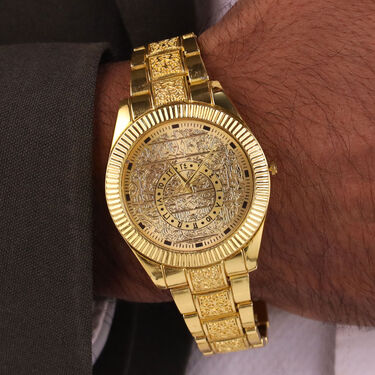 Royal Look Golden Watch (MGW21)