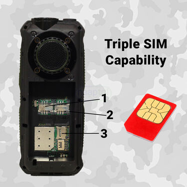 Big Battery Big Mobile Triple Sim Phone (K777)