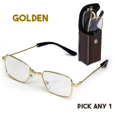 Foldable Reading Glasses + Safety Carry Case - Pick Any 1 (SRG11)