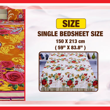 10 Bedsheet Sets + 15 Pillow Covers Mega Combo (5DSBS1)