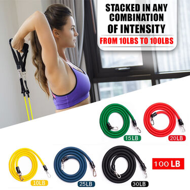 11 in 1 Resistance Band Body Exerciser (FAS16)