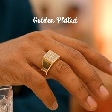 Golden Austrian Diamond Ring (MGR2)