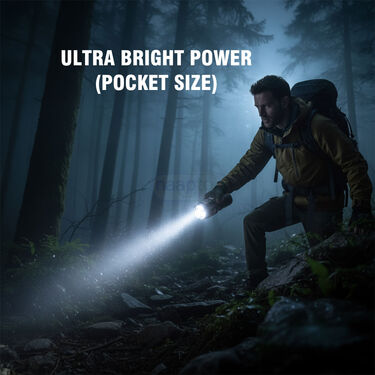 Rechargeable Powerful Mini Clip Flashlight (LL48)