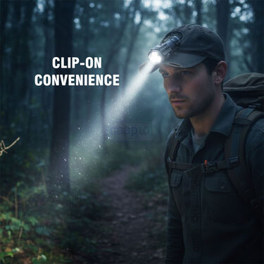Rechargeable Powerful Mini Clip Flashlight (LL48)