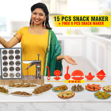 15 Pcs Snack Maker + 6 Pcs Sweet & Snack Maker (15SM2)