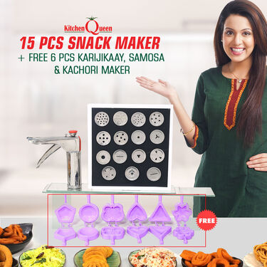 15 Pcs Snack Maker + Free 6 Pcs Sweet & Snack Maker (15SM5)