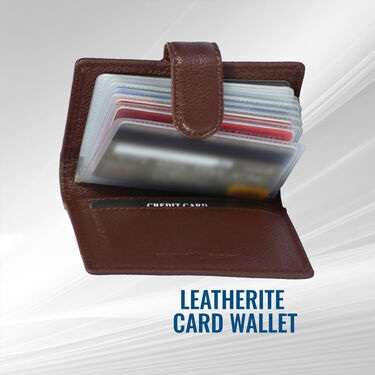 18 Slots RFID Protected Stylish Card Wallet For Men (LW)