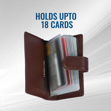 18 Slots RFID Protected Stylish Card Wallet For Men (LW)