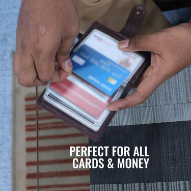 18 Slots RFID Protected Stylish Card Wallet For Men (LW)