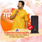 Mens Shreeram Printed Long Kurta with Chain And Pendent Free (K1L4)