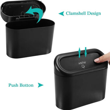 Mini Car Trash Can with LID (MCTWL)